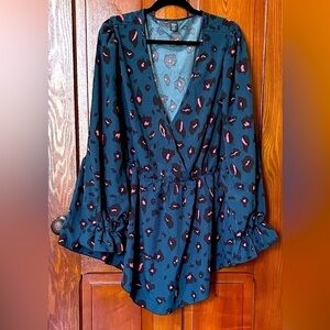 5X - SHEIN Curve Ruffle Blouse